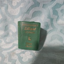 Miniature Mini Book Langenscheidt's Lilliput Dictionary English French 1961