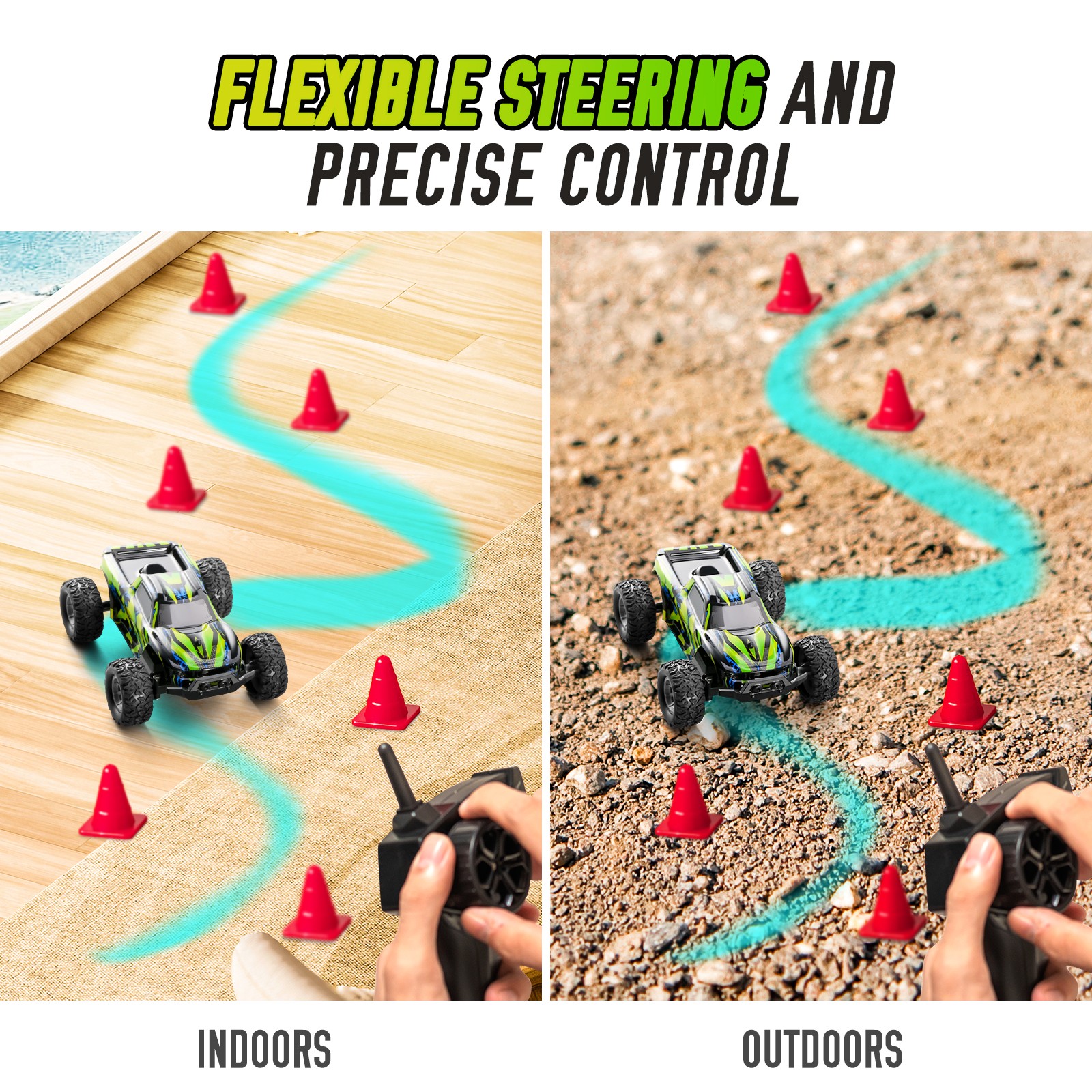 Off-Road RC Car 4WD 30KM/H High Speed Remote Control Trucks Monster Crawler Cars