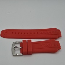 Swiss Legend Neptune Watch Strap Band Silicone Red for 53mm model ONLY