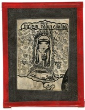 old vintage 1980s cholo lowrider varrio latino print tattoo flash lam 4x5.5