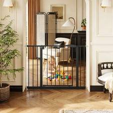 29.5-44.1" Wide Baby Gate for Stairs, Dog Gate Indoor for Doorways