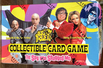 1999 DECIPHER AUSTIN POWERS THE SPY WHO SHAGGED ME Card Game BOXSET 30 PACKS OVP