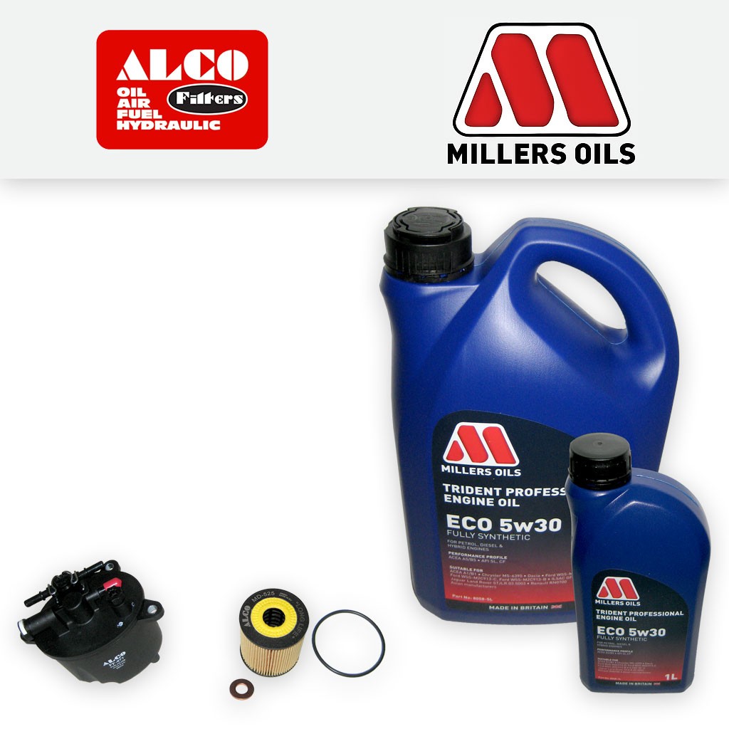 SERVICE KIT for FORD MONDEO MK4 2.2 TDCI OIL FUEL FILTERS +OIL (2008-2014)