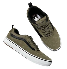 Vans Kyle Walker Sneakers Skate Shoes Mens 6.5 Suede Gothic Olive Green