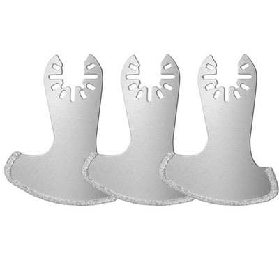 Multi Tool Grout Removal Blade 3 Pcs Diamond Oscillating Multitool Blades Com...