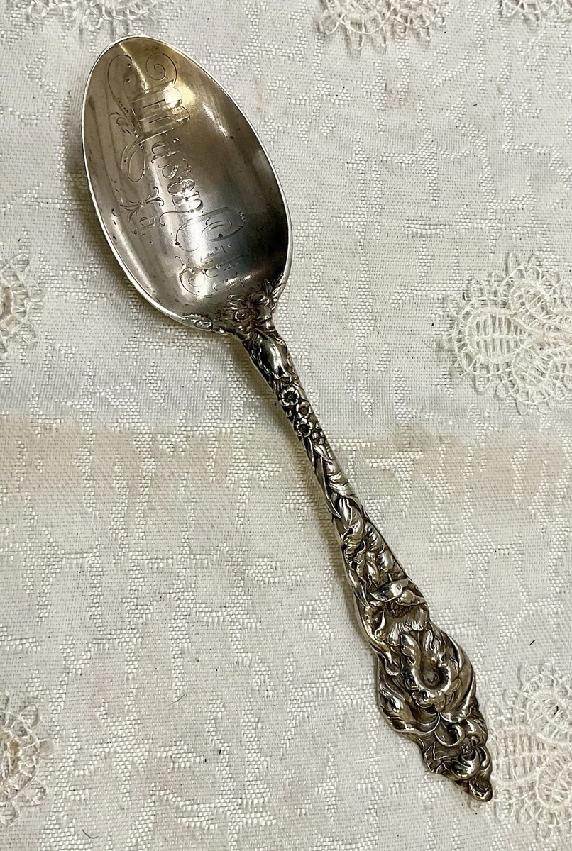 Reed & Barton Antique US Les Six Fleur Spoon Sterling Silver for
