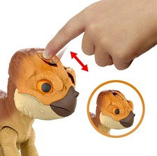 Jurassic World Rebirth Primal Protector Aquilops Dolores Interactive Dinosaur