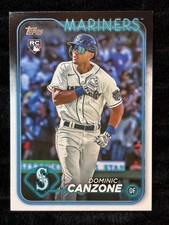 2023 Topps Dominic Canzone Rookie Card Seattle Mariners Series One #195