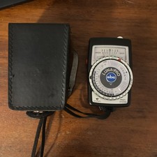 Gossen Luna-Pro F Light Meter Leather Case Photography 