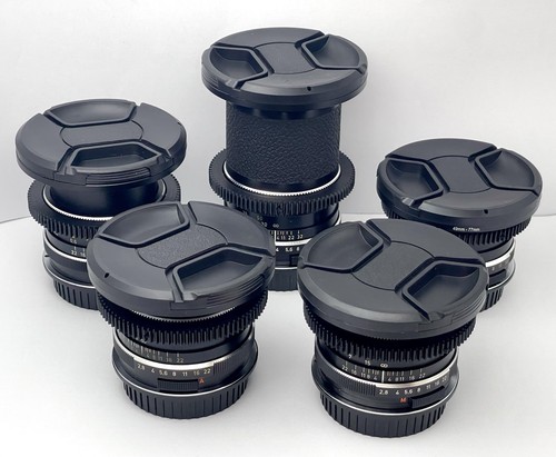 Carl Zeiss Set 25+35+50+85+135mm Obiettivi Modalità Cine Canon EF Mount Full Frame Ecc