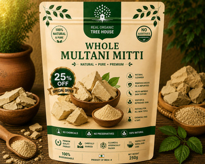 Whole Multani Mitti | Fuller's Earth Clay | Natural Clay Lumps| Botanical Beauty
