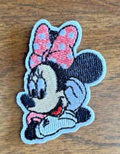 Disney Minnie Mouse Embroidered Iron-On/Sew-On patch NEW