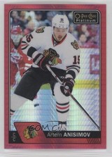 2016-17 O-Pee-Chee Platinum Red Prism 191/199 Artem Anisimov #86 i9i