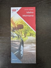 AAA Road Map-The Map of Idaho and Montana - State Series-2024