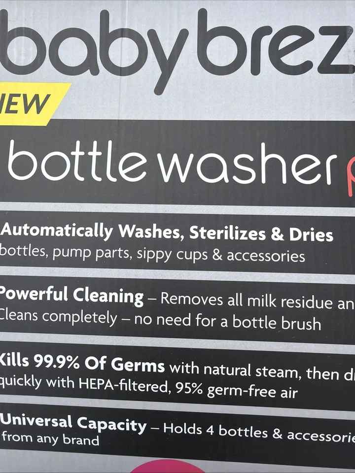 Машина стиральная Baby Brezza Bottle Washer Pro стиральная машина для детских бутылочек, стерилизатор + сушилка (BRZ0103) - Изображение 2 из 2