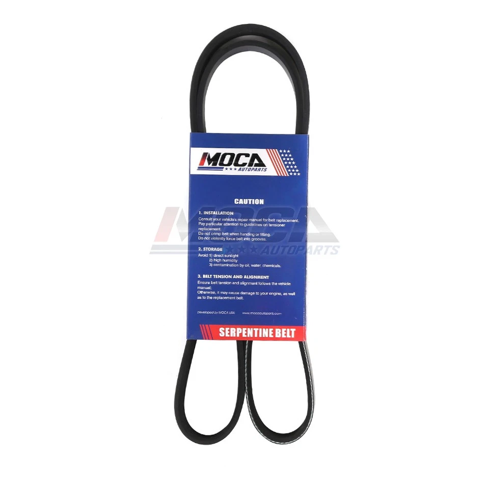 Cinturón serpentino EPDM 6PK1230 para Ford Escort Aerostar Toyota Corolla Mercury Foto 2 de 4