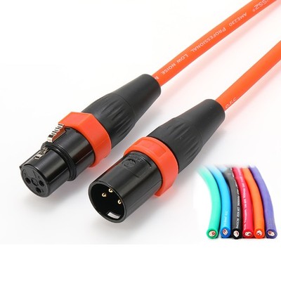 Microphone Speaker Lead Mic Cable XLR Patch Male to Female Balanced Lead 0.5-50m