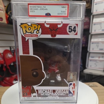 Funko Pop NBA Chicago Bulls Michael Jordan 4 Inch Vinyl Figure PSA Mint 9