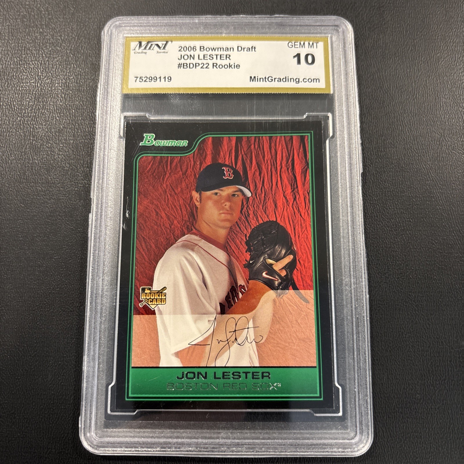 2006 Bowman Draft Picks & Prospects - Jon Lester #BDP22 (RC)