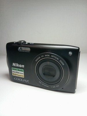 Nikon Coolpix S3200 Black 16 MP | eBay