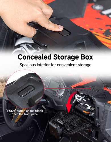 Upgrade Electronic Tablet Device Holder for Polaris RZR XP 1000 Turbo 2019-2023 - Picture 5 of 8