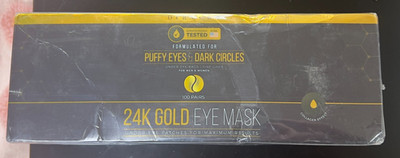 Dermora Under Eye Patches Eye Mask Golden-Glow Puffy Eyes Dark Circles-100 Pairs