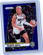 2024 Panini Prizm WNBA #66 Chennedy Carter Blue Velocity Prizms
