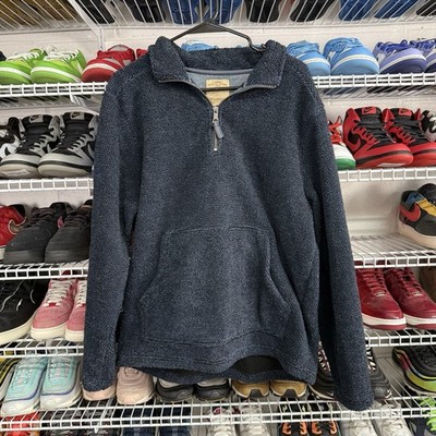 Telluride Clothing Company Quarter Zip Pullover Sweater Blue Men s Size M