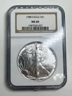 1988 American Eagle Silver 1oz MS69 NGC Certified Coin