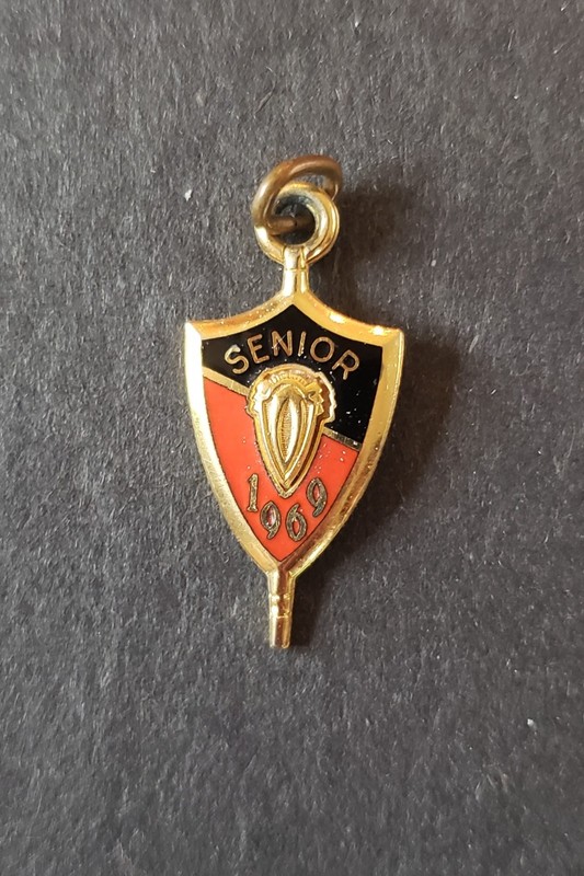 Class of 1969 Senior Charm, Osseo High School, Minnesota, by Josten's