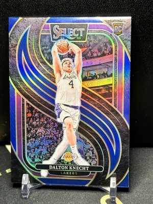 2024-25 Select Dalton Knecht #186 RC Rookie Premier Level Blue Silver Prizm SP 