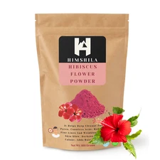 Himshila Nature Hibiscus Flower Powder 100g For Hair Pack, Hair Oil, Face Pack