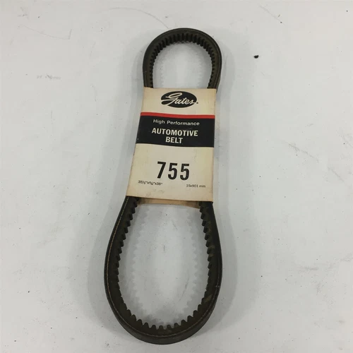 Gates 755 Green Stripe Notched V Belt TR22350 86200755 - Made In USA