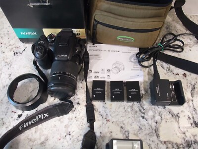 Fujifilm FinePix S Series S100FS 11.1MP Digital Camera - Black for