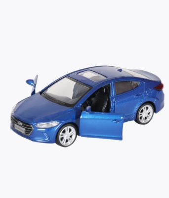 Hyundai Elantra Metal Model Diecast Car Scale, Collectible Toy