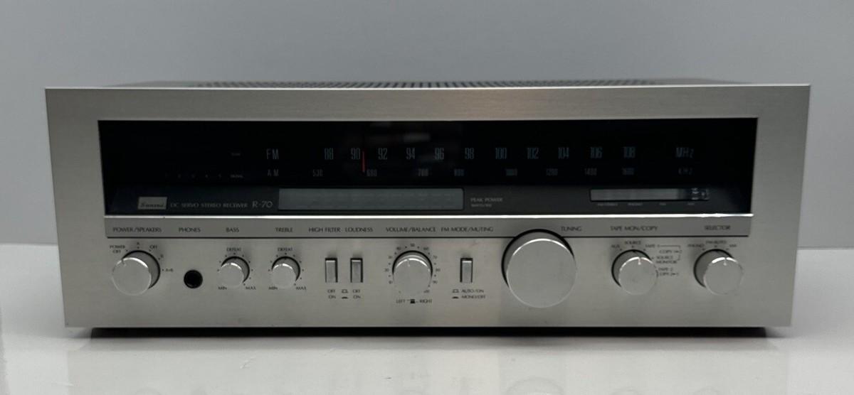 Vintage Sansui R-70 65W Stereo Hi-Fi-Receiver AS IS READ