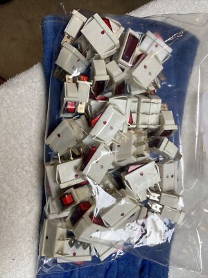Defond DRD-1112 rocker switch With Light 12A/125VAC 50pcs.