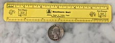 VTG YELLOW PAGES SOUTHERN BELL 6” RULER VINTAGE ADVERTISING PLASTIC