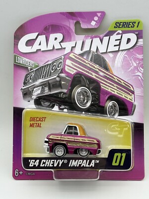 2024 MGA Car Tuned Lowriders 64 Chevy Impala Series 1 Diecast