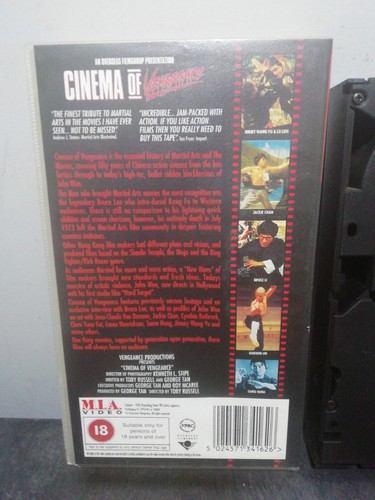 M.I.A. Video - Cinema Of Vengeance - Bruce Lee - Jackie Chan - Martial Arts VHS - Picture 5 of 7