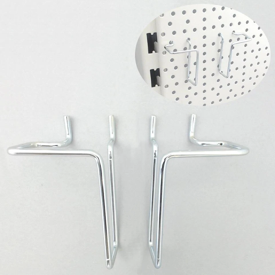 MARKENLOS HH810= 1 Paar Karten & Prospekthalter T30 Halter für Tegometall Lochwandhaken