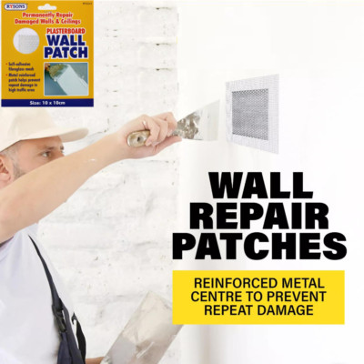 1/3/6 Stück Selbstklebende Wand Reparatur Flicken 10x10cm Masche Trockenbau Decken Verputzen