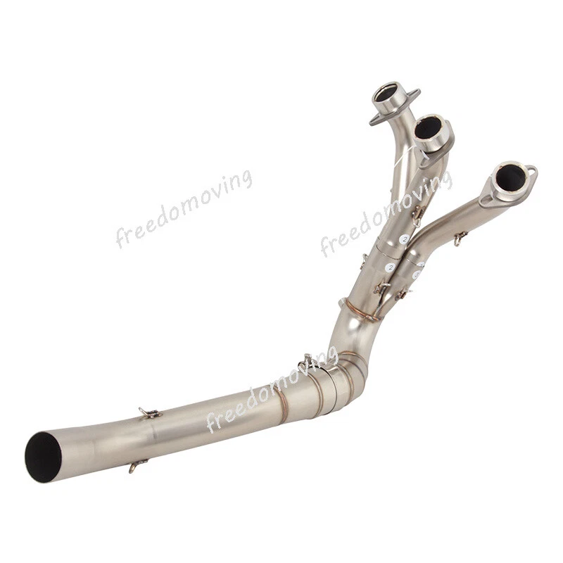 Sistema de escape de tubo de enlace delantero para Yamaha MT09 FZ09 Tracer 9/9GT XSR900 2021-23 Foto 3 de 4