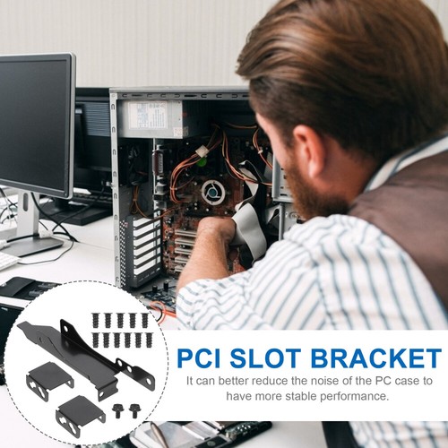 2 Sets Dual Fan Cooling Bracket Iron Radiator Mount Computer Holder - Bild 7 von 12