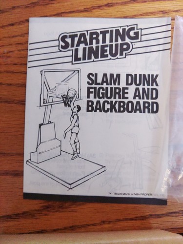MAGIC JOHNSON Kenner Starting Lineup SLU White Box Slam Dunk Backboard Mail In - Picture 4 of 7