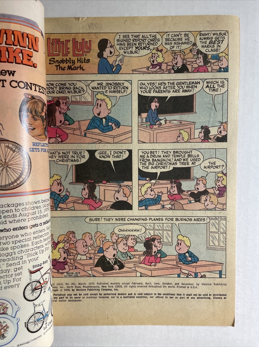 Little Lulu 251 VG 1979 Gold Key Comics Lunchbox | eBay