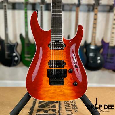 Jackson Pro Plus Series Dinky DKAQ Electric Guitar w/ Bag - Firestorm