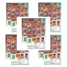 Pull Tab Ticket- Hard Card Tickets - Game - 5 Pack Smackers 240 ct