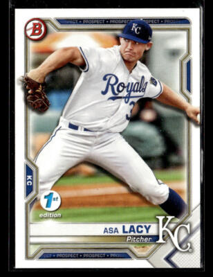 2021 Bowman 1st Edition #BFE-83 Asa Lacy Card Kansas City Royals