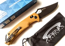 SRM Sanrenmu 9202GW Pocket Knife D2 Stonewashed Blade G10 Axis Lock EDC